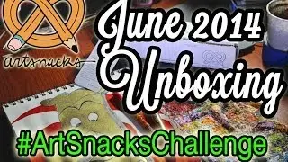 Art Snacks subscription Unboxing June 2014