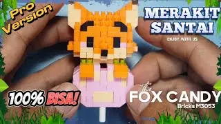 Merakit santai Lego Bricks Fox Aksesoris Candy seri M3053