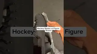 Hockey Skates VS Figure Skates 🔥🥶 #iceskating #shorts