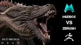 ZBrush против Mudbox: КОНЕЦ ЭПОХИ. Не продлевайте лицензию на скульпт.