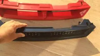 Nissan OEM EUDM S14a 200sx / USDM 240sx Grill vs JDM S14 OEM KOUKI Silvia Grill