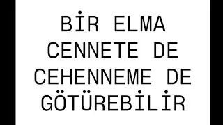 BİR ELMA CENNETE DE CEHENNEME DE GÖTÜREBİLİR || KISA 3:30 || MUSTAFA ÖZALP islamivaazlarim