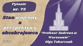 Oral Matura Exam: Martial Law from a Foreigner's Perspective - Professor Andrews in Warsaw