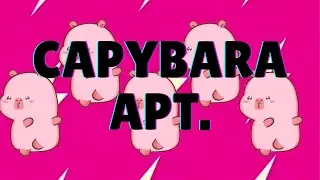 Capybara APT. Cover ROS&Eacute; & Bruno Mars Black Pink - Cover by CapyFun Hot Trend Music 2025 Cover