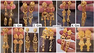 Latest ❤️Sui Dhaga Earrings With Price |Gold Earrings Designs |Gold Long Earrings |Gold Earrings #29