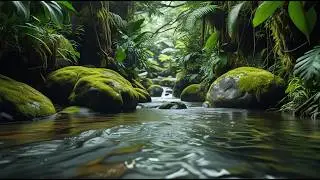 Autumn Ambience / Peaceful Forest Stream Amidst Autumn Foliage / ASMR #431
