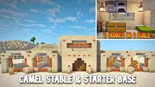 Minecraft Camel Stable Starter Base (2in1)