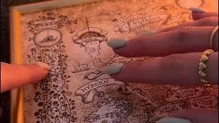 ASMR Map tracing ACOTAR #asmr #acotar #acourtofthornsandroses #asmrtracing 