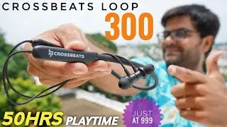 CrossBeats Loop 300 Neckband with 50 Hrs Playtime ⚡⚡ Best Neckband Under 1000 ??