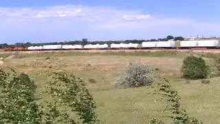 BNSF U-BIRBIS Wind Energy Train at Fort Collins - 2024.06.13