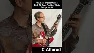 Outlining C Altered Mode With Open Position Triads 26