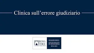 Clinica sull'errore giudiziario