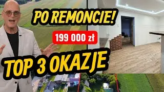 CENY UPADŁY? 📉 DOM PO REMONCIE ZA 199 000 ZŁ i 2 DOMY NA 1 DZIAŁCE! #metrkwadratowy 