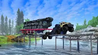 Expert Warns of HIGH STAKES as Giant Military Convoy Crosses Treacherous Bridge with Nuclear Missile