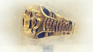 OM Gold ring 22ct