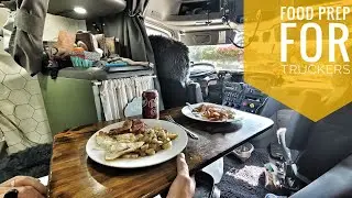 How to MEAL PREP for TRUCK DRIVERS | Get the MOST IN A MINI FRIDGE | cooking in a semi
