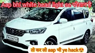 White led to convert yellow lemp easy 😍⬆️⤵️ fog lamp ⬆️best low cost interior leds,
