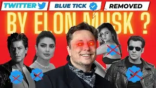 Elon Musk Removed Twitter Blue Tick Of Celebrities and Players  #elonmusk #twitter #celebrities