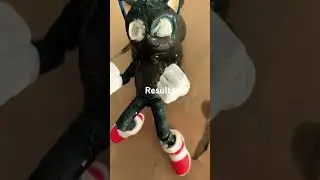 Dark sonic custom toy