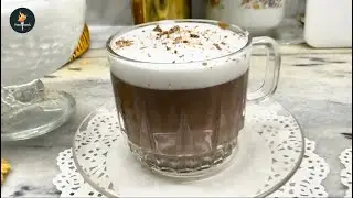 Winter Special Italian Hot Chocolate Recipe | Perfect Winter Drink @foodbookHQ #hotchocolatedrink