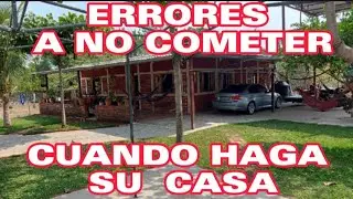 Errores a no cometer cuando haga su casa en El Salvador.