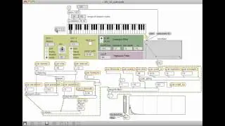 Subtractive Synth - Max MSP patch