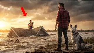 Boy Stranded in Deadly Floodwaters With Dying Puppy &mdash; Officer's Rescue Attempt Goes Horribly Wrong