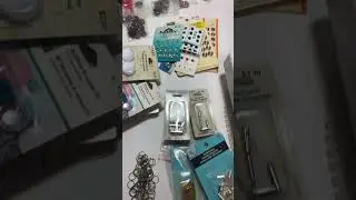 Aglets,snaps, hook/eye, grommets, frogs, and lacing rings #organization #sewing #collection