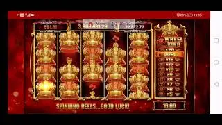 jackpot King small feature win spin
