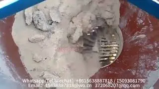 Block material disperser, agglomerated powder crusher, moisture bound baking soda crusher