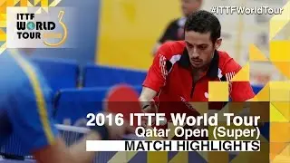 2016 Qatar Open Highlights: Marcos Freitas vs Mattias Karlsson (R1)