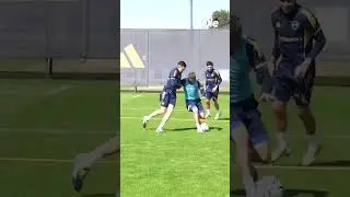 AYRTON COSTA EN LA PR&Aacute;CTICA DE BOCA 🔝🔵🟡