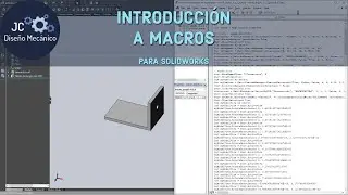 COMO DISEÑAR UN ÁNGULO USANDO #MACROS EN #SOLIDWORKS (INTRODUCCIÓN A MACROS)