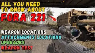 STALKER 2 Fora 221 Full Guide: Locations, Attachments Locations, Upgrades & Weapon Test #stalker2