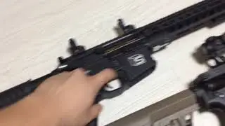 normal AEG gun VS tokyo marui next gen HK416C + BTC V2