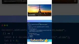 Automatic Image Slider Using HTML, CSS & JavaScript | Auto Play + Pause + Swipe Feature
