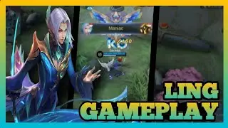 TOP GLOBAL LING BEST BUILD 2023 |MANIAC GAMEPLAY | MOBILE LEGEND