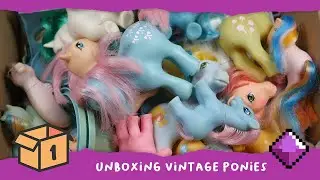 Unboxing a Vintage My Little Pony Haul - Ep 01
