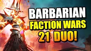 EASY DUO TO BEAT BARBARIANS FACTION WAR 21 FREE-TO-PLAY  ||  RAID SHADOW LEGENDS RPG