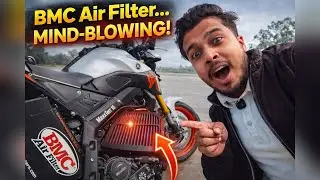 Installed BMC Air Filter at Home😱In MT15 | Worth It?#trending #mt15 #modified #viral #feed #youtube 