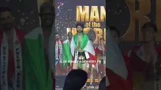 India got charity award |  MAN of the WORLD 2025  #ManOfTheWorld2025  #elitemalepageantryph