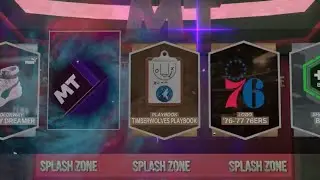 Splash Zone 100K MT Pack Opening Multiple datk matter pulls in NBA2k23 MyTeam