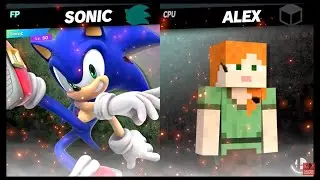 Super Smash Bros Ultimate Amiibo Fights – Request #22300 Sonic vs Alex