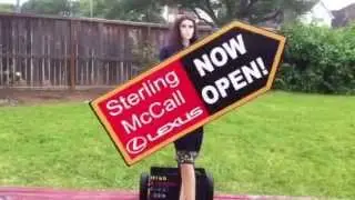 MindBlowingSigns.com - Charlie 1.0 Robot - Sign Spinner, Twirlers, Waving, Flipper, Holder, Dancer