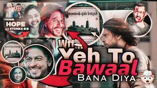 Bollywood Savior 🤯 Pathan Trailer &bull; Reaction Review 😱🔥 Sharukh Khan I EnoughRikas