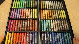 Caran D'Ache Full Set Neopastel Oil Pastels Unboxing Review!