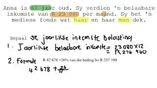 Bereken Jaarlikse Inkomstebelasting Gr12