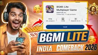 PUBG LITE COMEBACK 2026! 🇮🇳 BGMI Lite Official Survey & Release Date? | Krafton Big Update! #pubg 