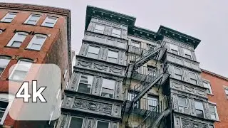 North End, Boston's Little Italy | 4K ASMR Walkthrough: Explore the Charming Sights and Sounds