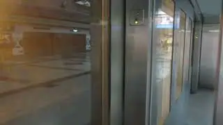 Denver International Airport Train to Concourses B/C arriving at A-Gates